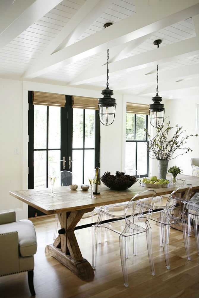 10 Vintage Decorating Ideas with modern chairs