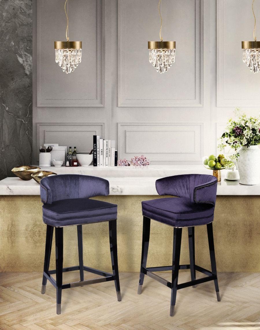 Modern Kitchen Chairs: Elegant & Comfortable Counter Stools