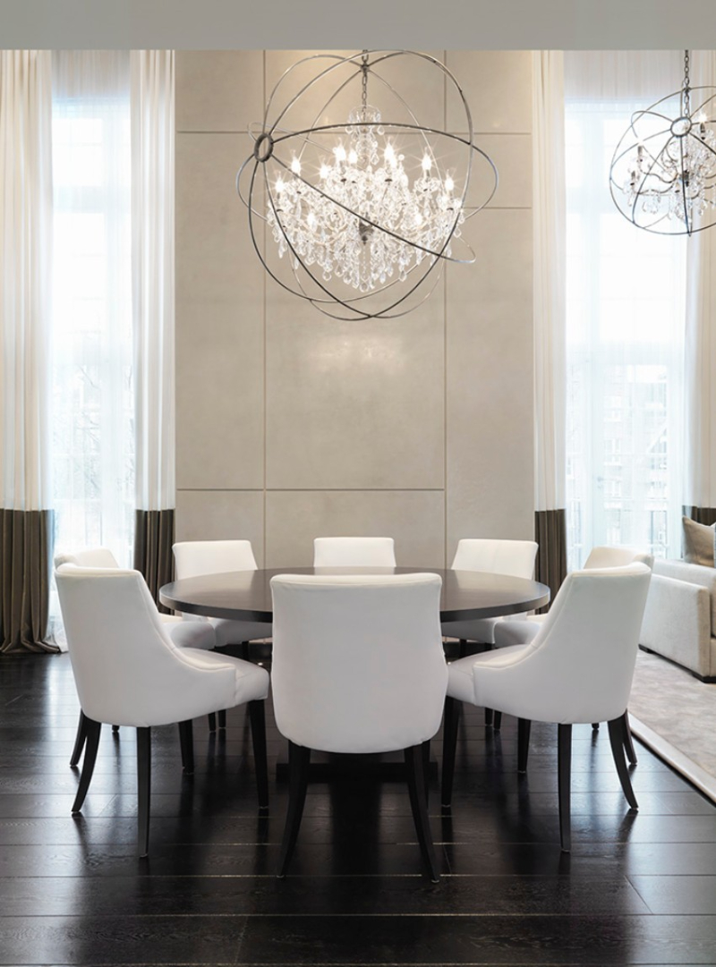 Inspiration for Dining room chairs by Kelly Hoppen
