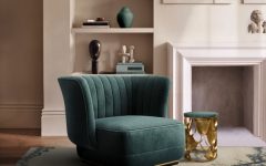 Modern Living Room Trends: Velvet Green Armchairs for A Fierce Design