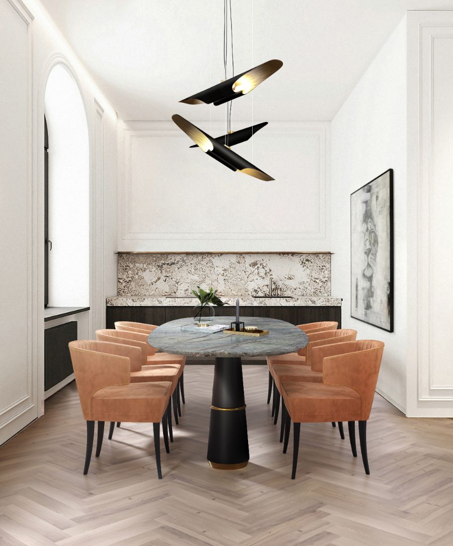 Open Space Dining Room Design: The Ideal Modern Dining Room Chairs