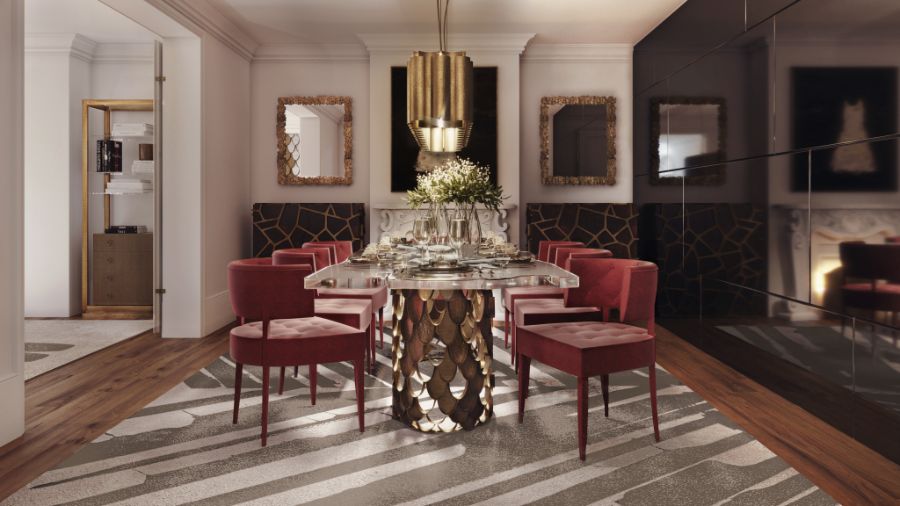 Interior Design Trends 2022: Velvet Dining Chairs