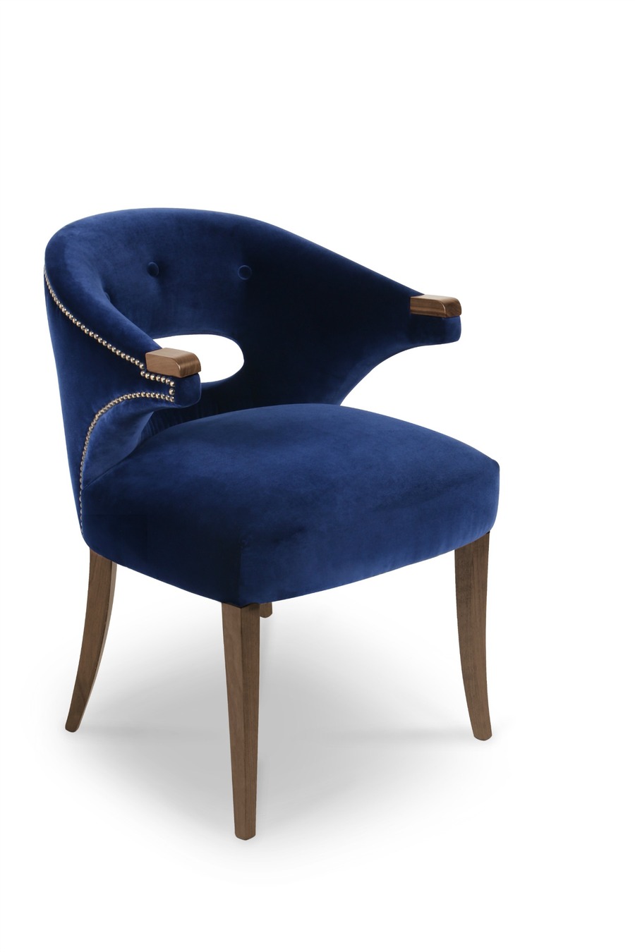 modern velvet dining chair design