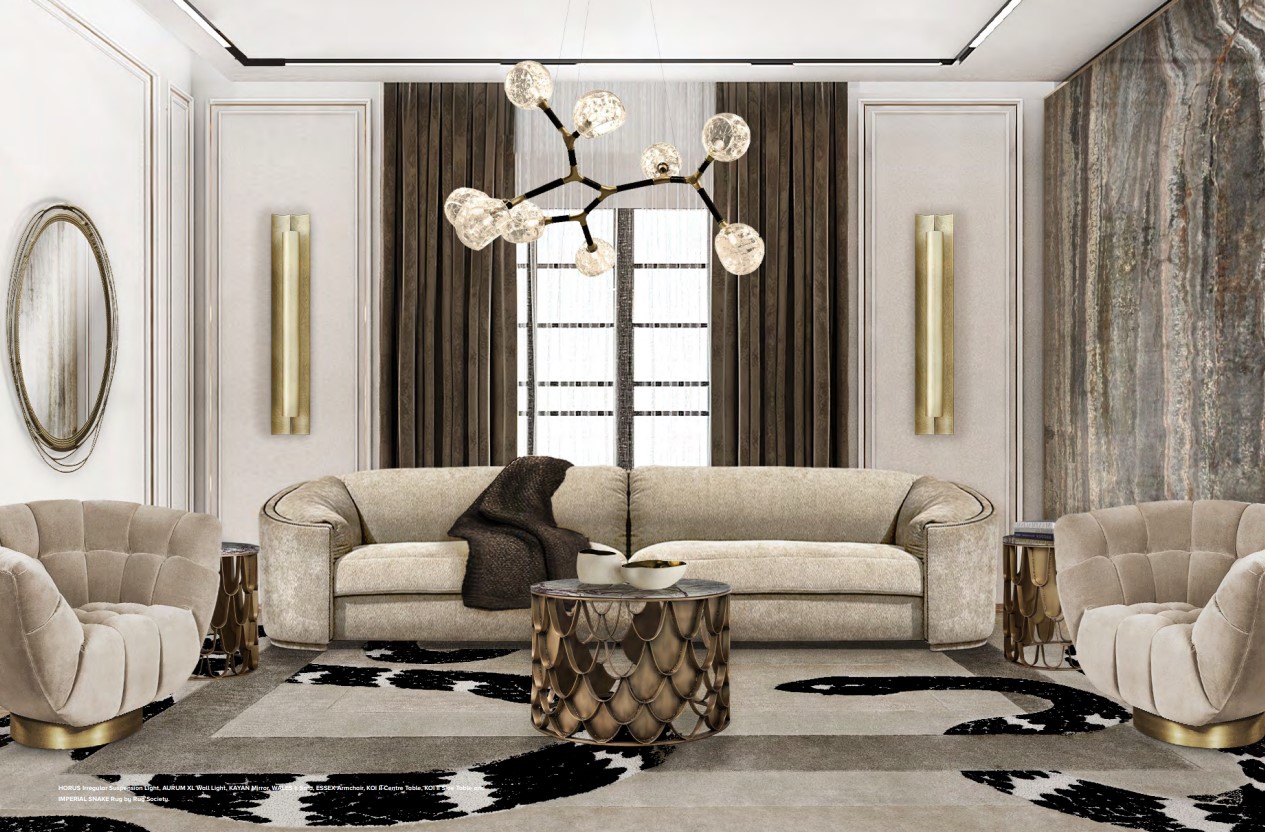 Collected Interiors Living Room Book Step by Step Modern Design Guide swivel velvet armchairs