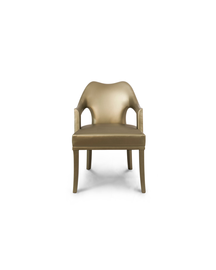 modern dining chair in twill