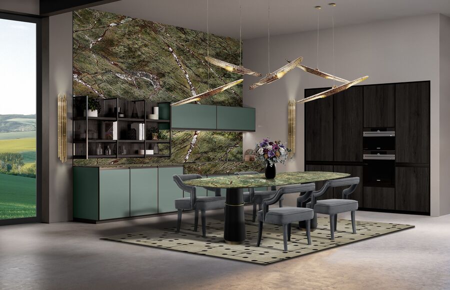 nature-inspired dining room design
