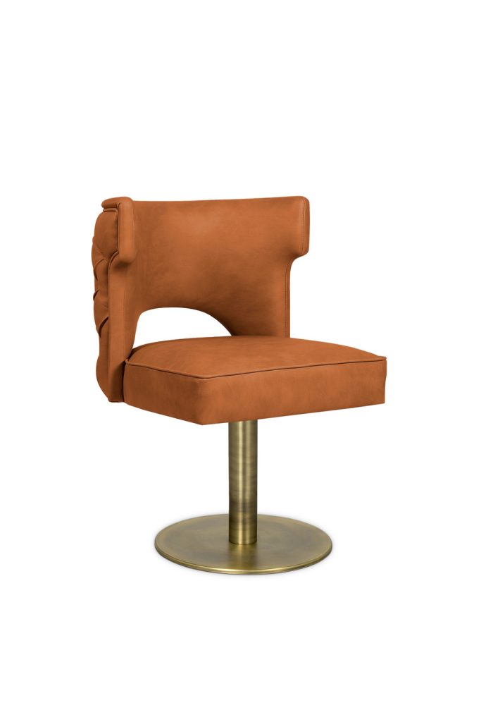swivel leather chair